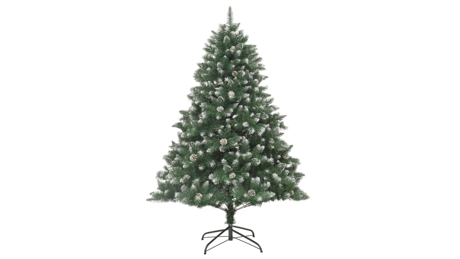 vidaXL PVC Artificial Green Christmas Tree with Stand - 210cm