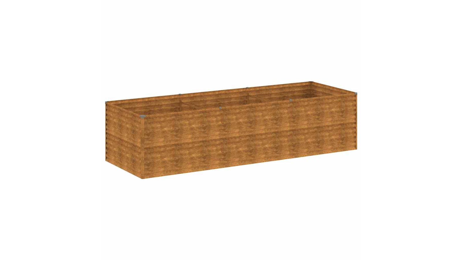 vidaXL Corten Steel Garden Raised Bed - 290 x 100 x 69cm