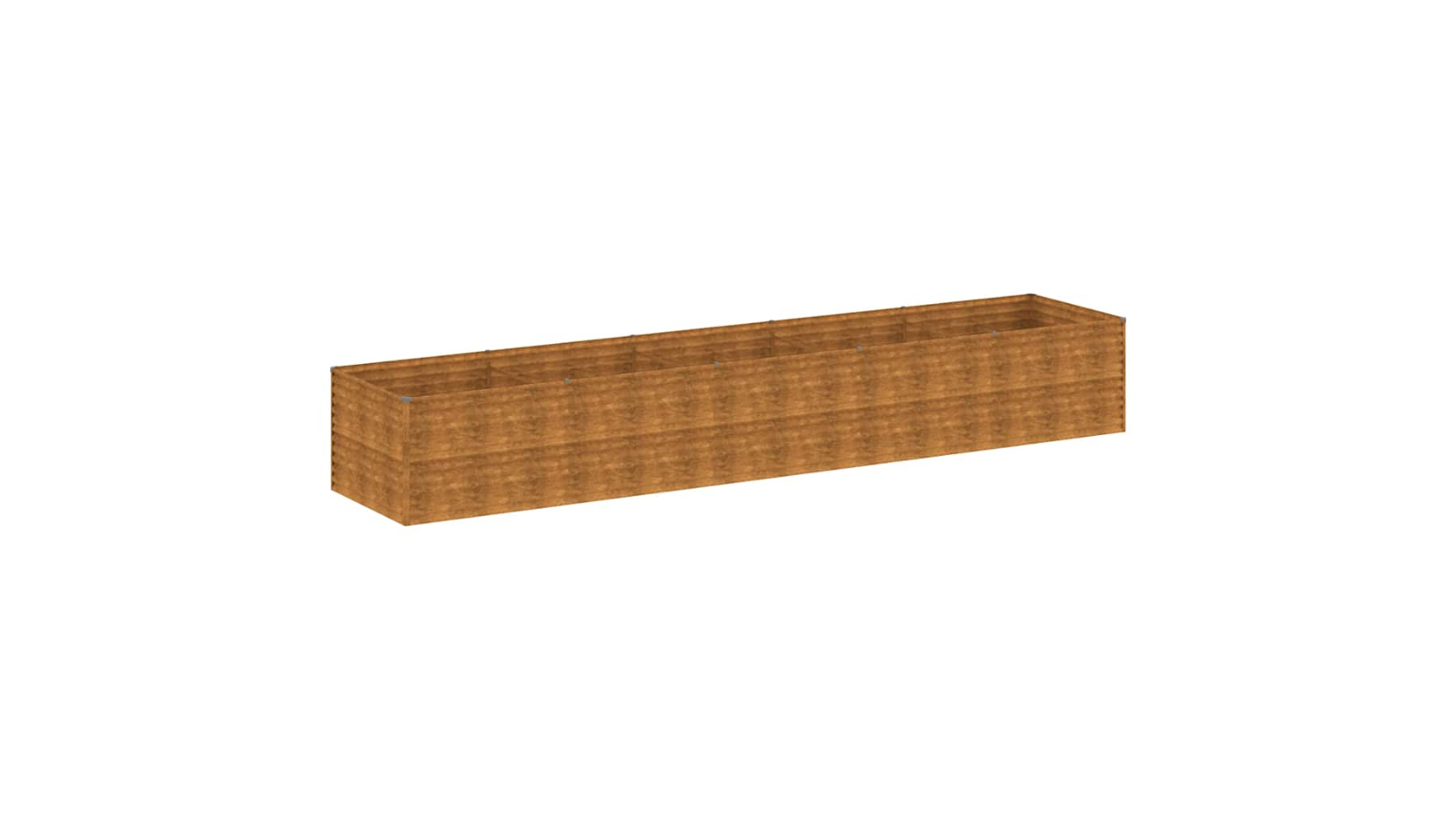 vidaXL Corten Steel Garden Raised Bed - 479 x 100 x 69cm