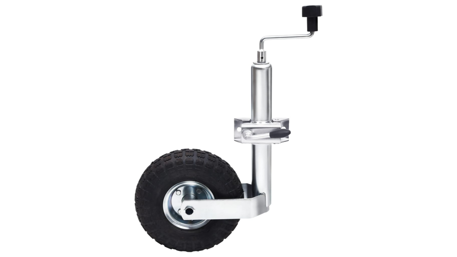 vidaXL Galvanised Steel 4.8cm Jockey Wheel for Trailer with Split Clamp