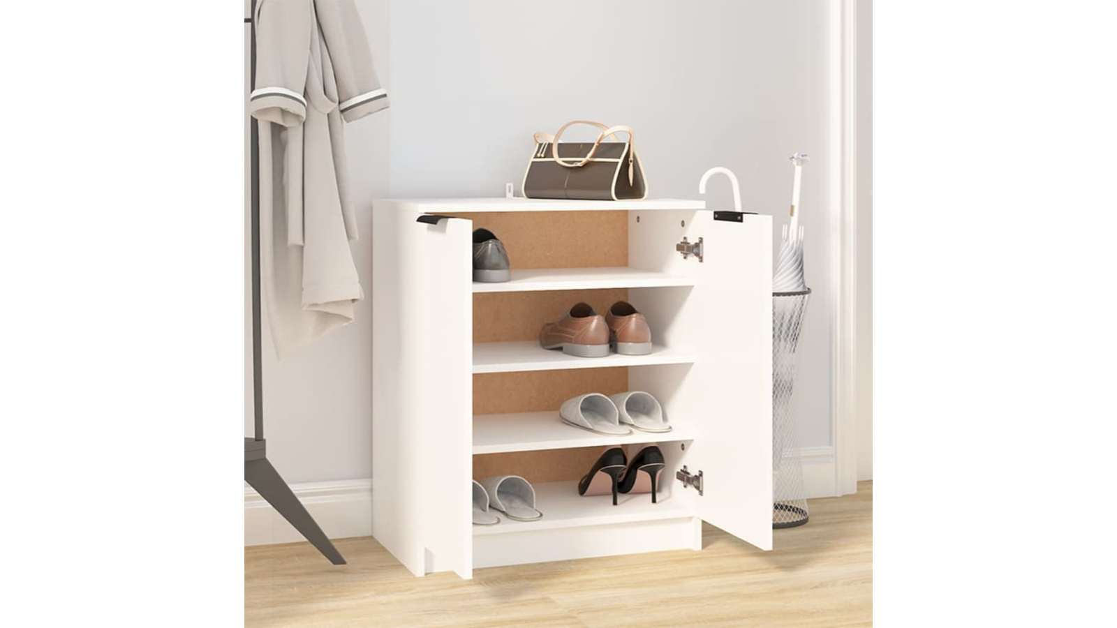 Argos Francis Large Shoe Storage Cabinet VidaXL 59 X 35 X 70cm