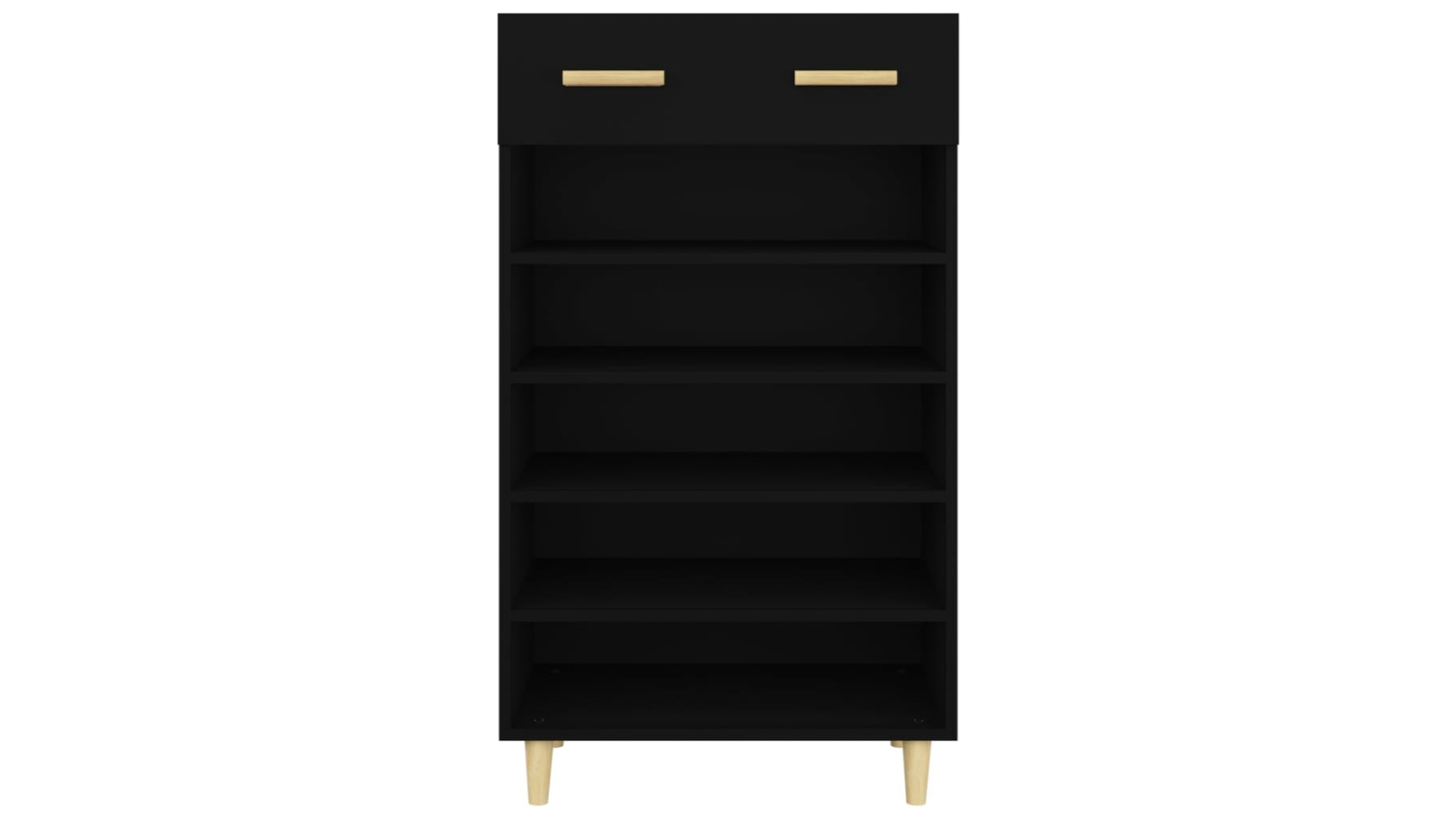 vidaXL 60 x 35 x 105cm Shoe Cabinet - Black