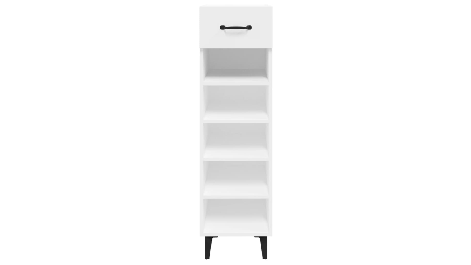 vidaXL 30 x 35 x 105cm Shoe Cabinet - High Gloss White