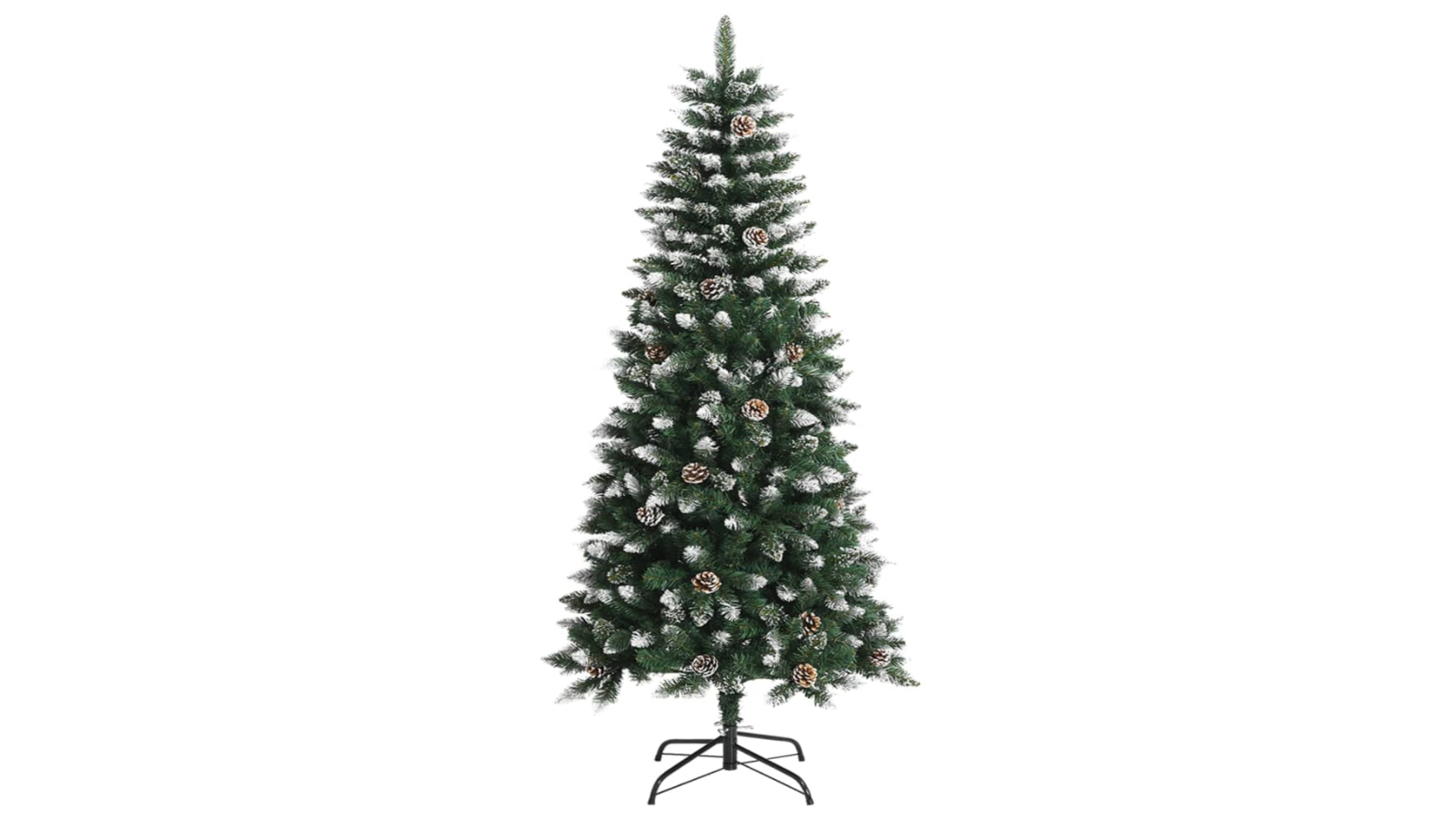 vidaXL Artificial Green PVC Christmas Tree with Stand