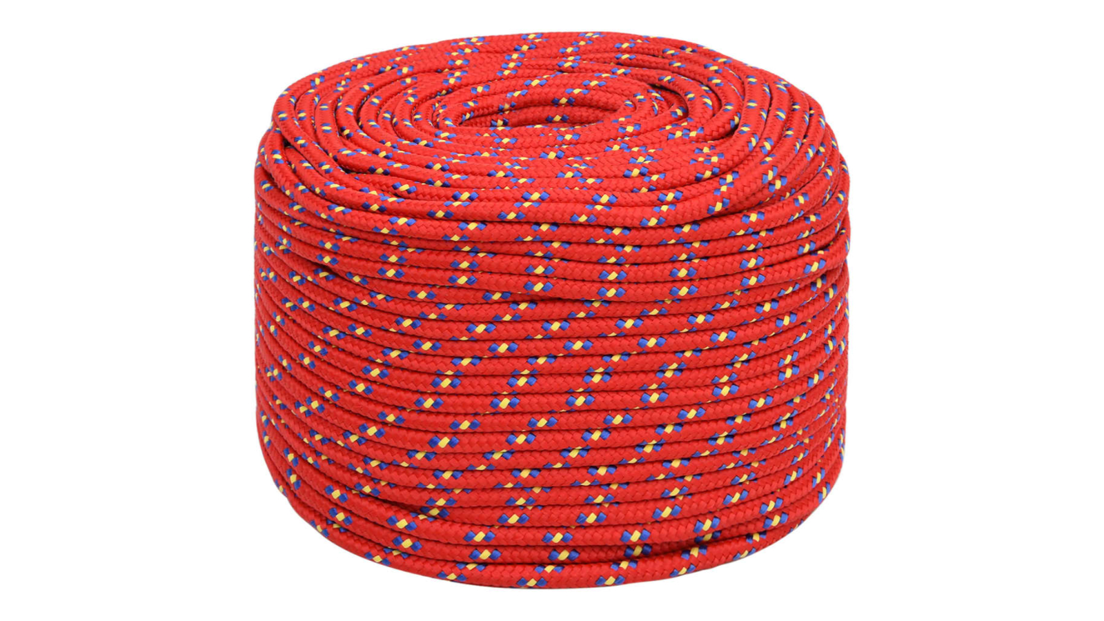 vidaXL 25metre Red Polypropylene Boat Rope - 0.6cm
