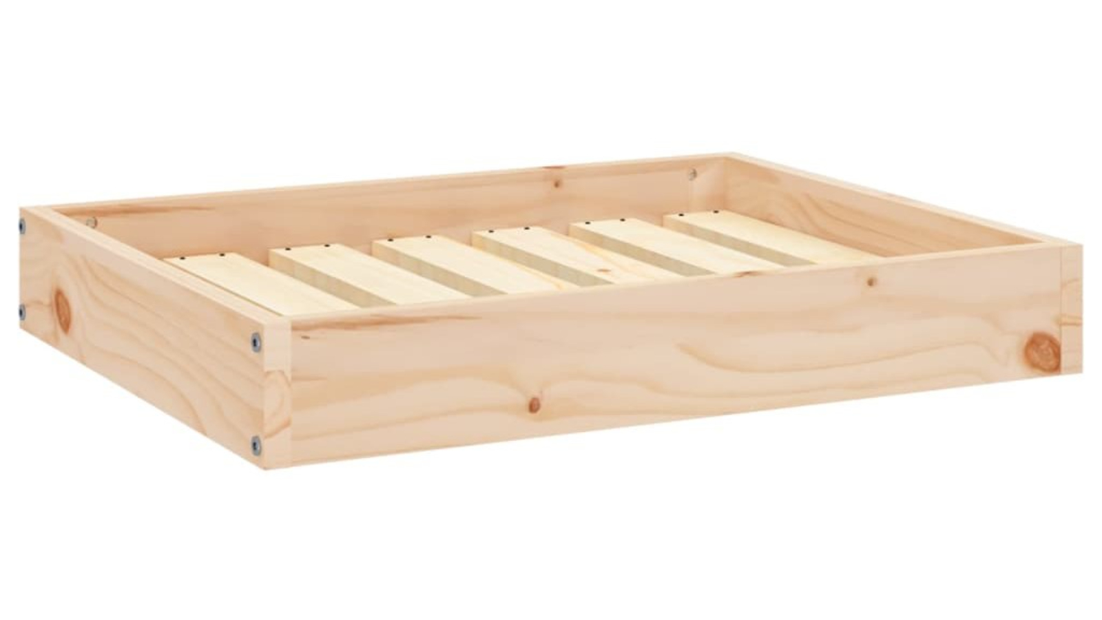 vidaXL 61.5 x 49 x 9cm Dog Bed Solid Wood - Brown