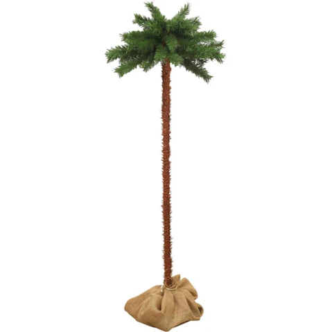 vidaXL Artificial Palm Tree with LED