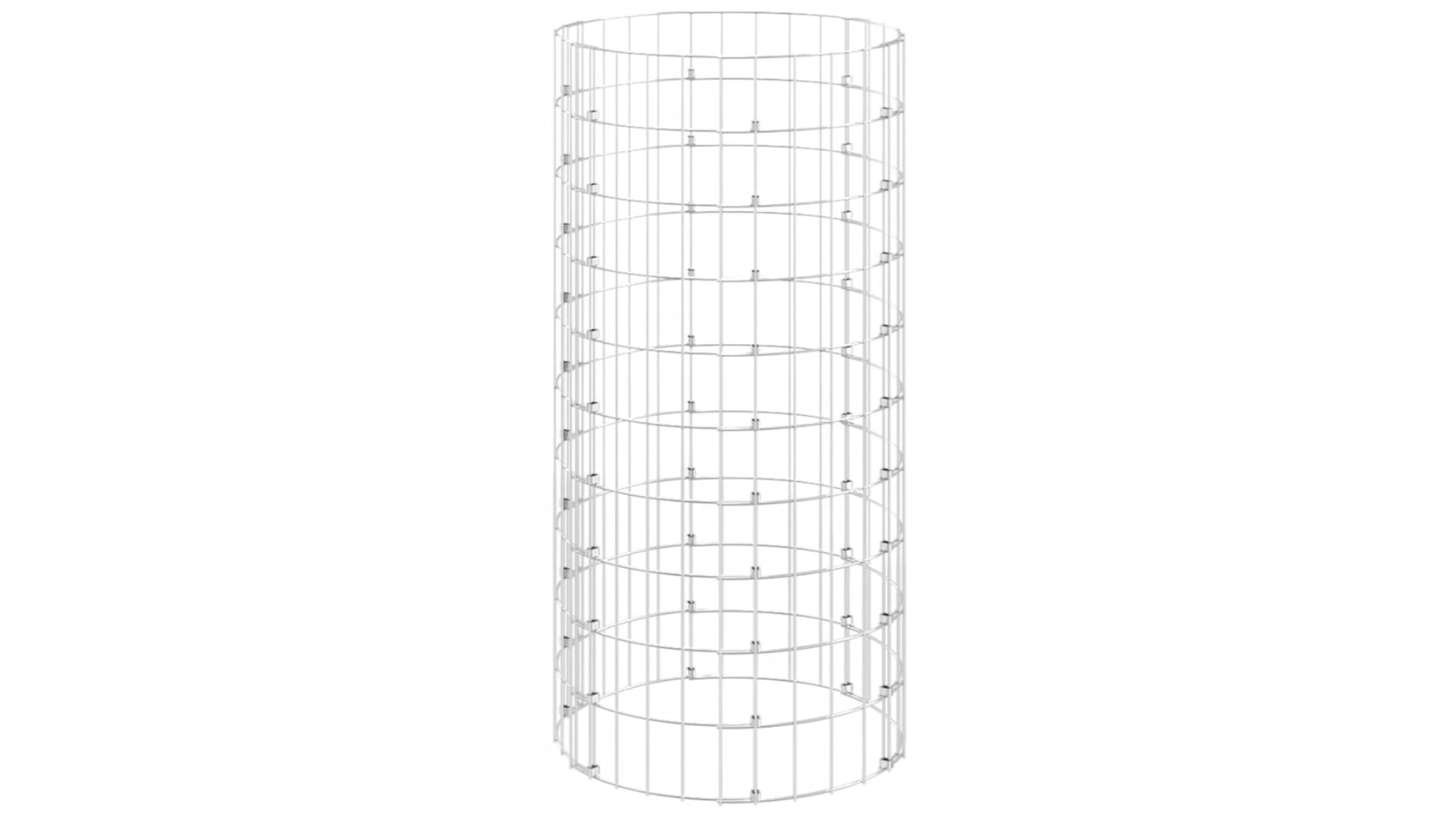 vidaXL Galvanised Steel Garden Composter - 50 x 100cm | Harvey Norman