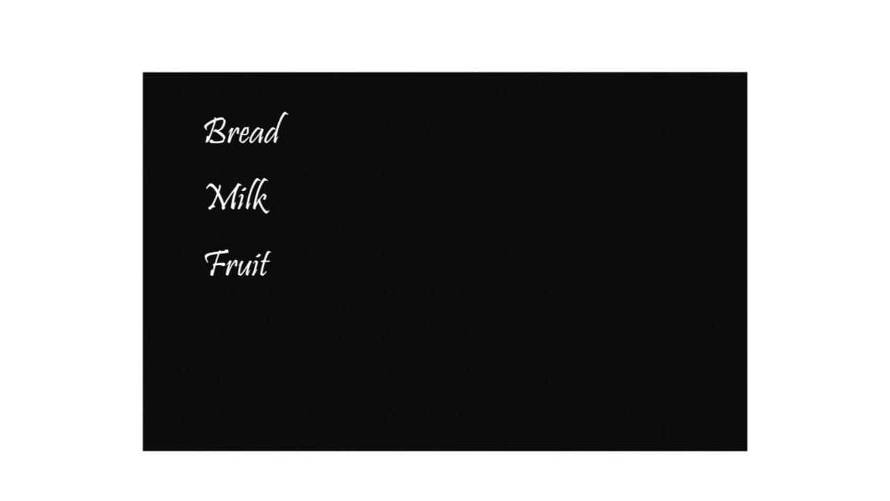 vidaXL Black Wall-mounted Magnetic Board - 80 x 50cm