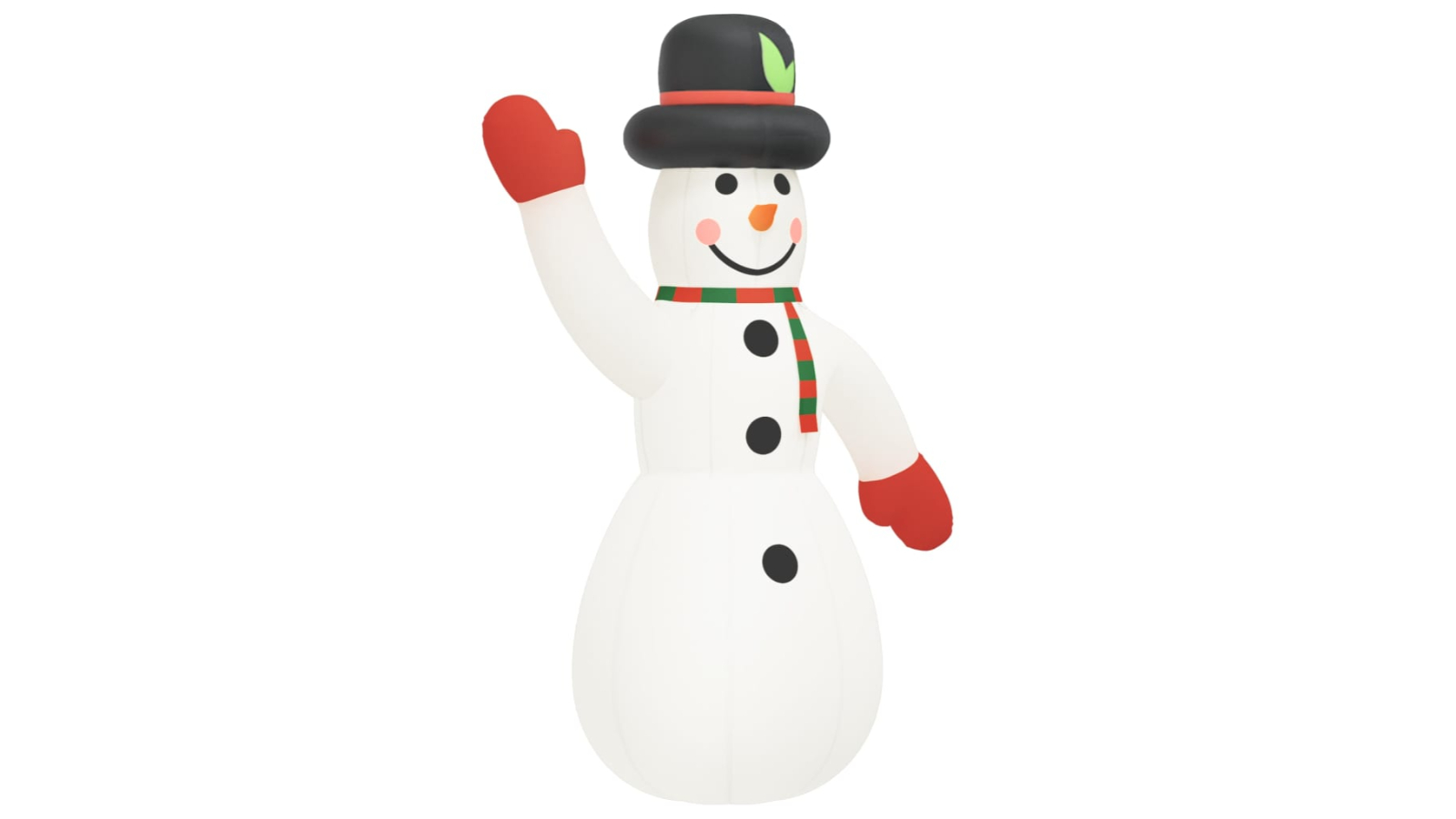 vidaXL Christmas Inflatable Snowman with LEDs - 1000cm
