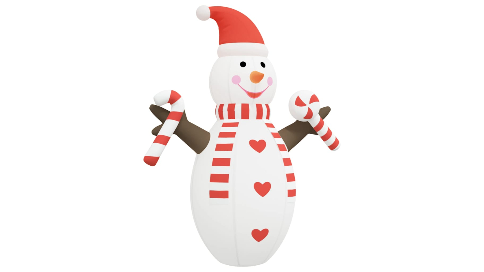 vidaXL Christmas Inflatable Snowman with LEDs - 630cm