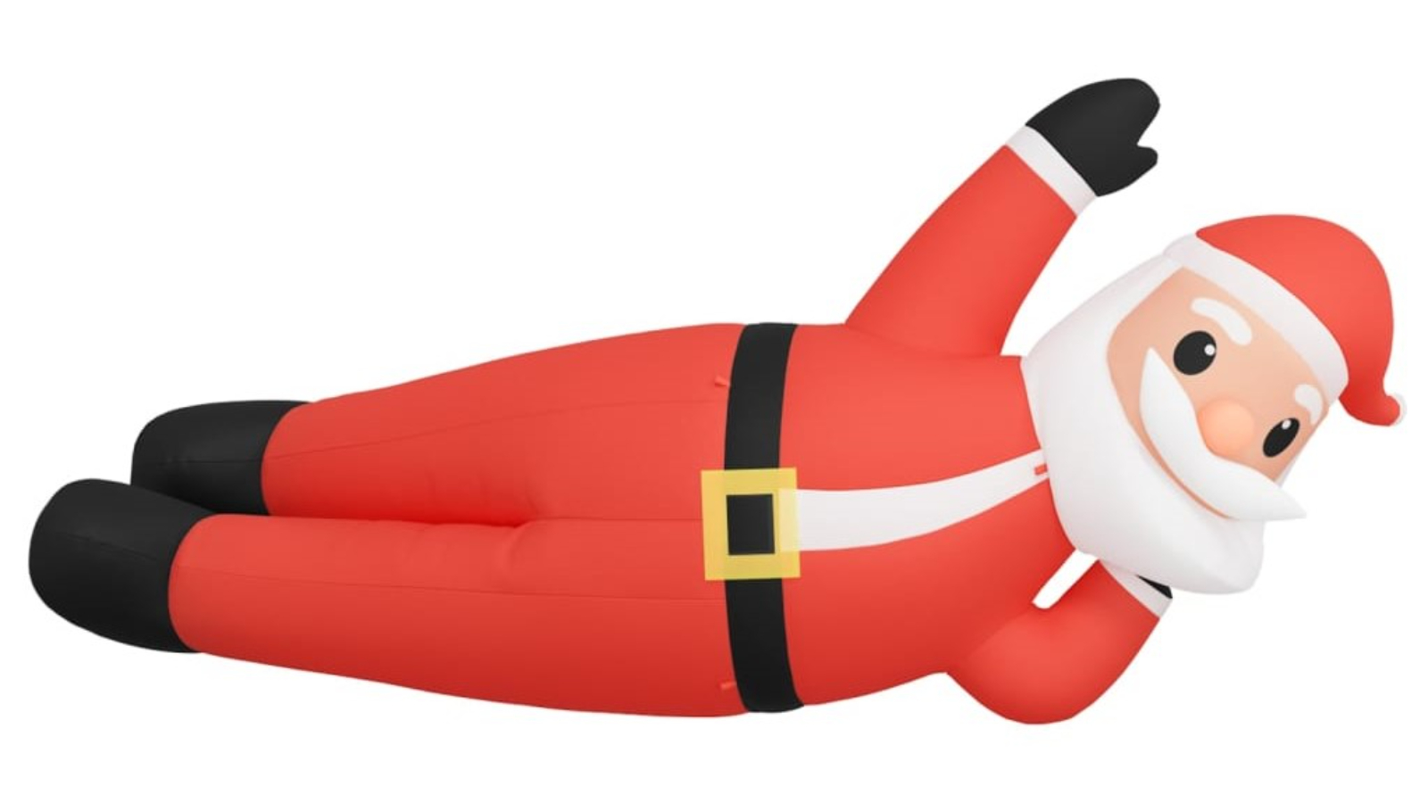 vidaXL Christmas Inflatable Lying Santa LED - 160cm