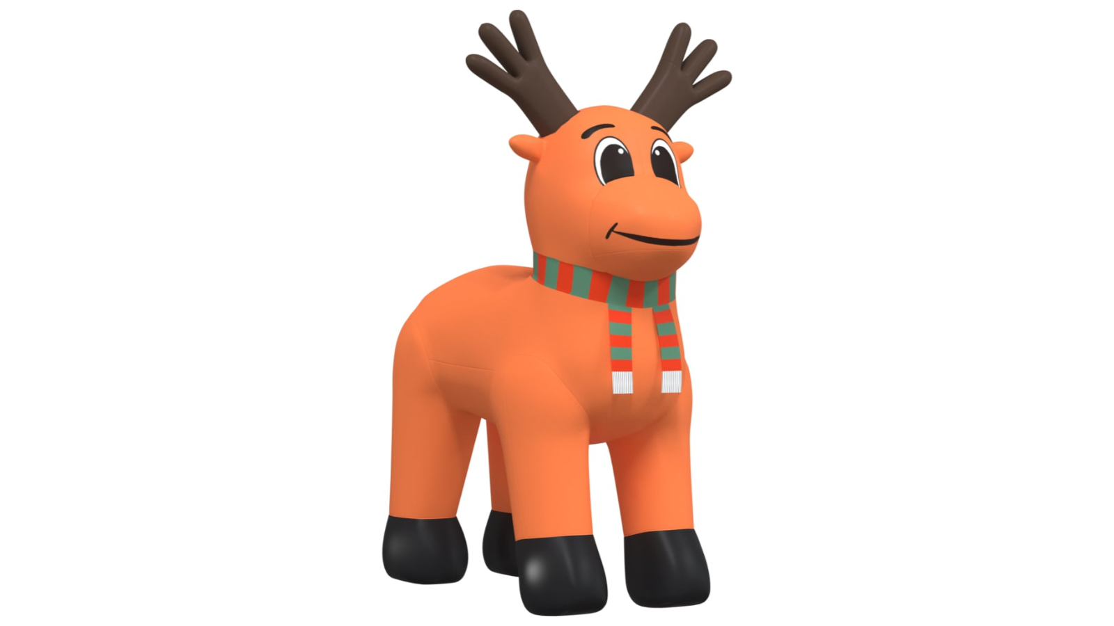 vidaXL Christmas Inflatable Reindeer with LED - 500cm