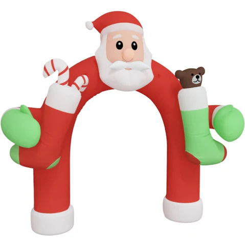vidaXL Christmas Inflatable Arch Gate LED - 320cm