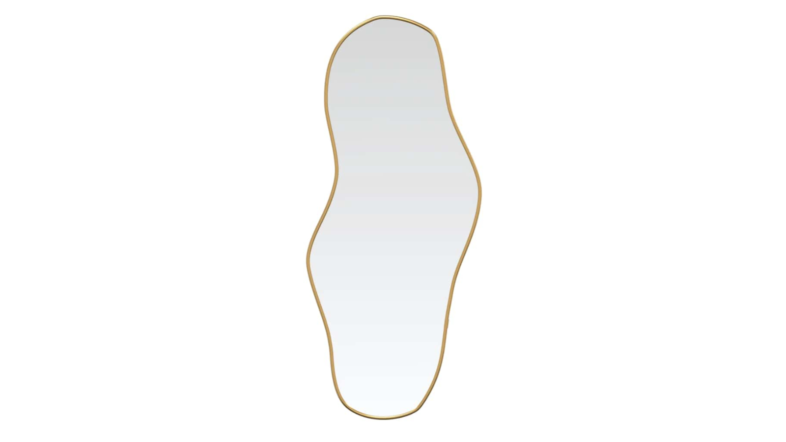 vidaXL Gold 90 x 40cm Wall Mirror 