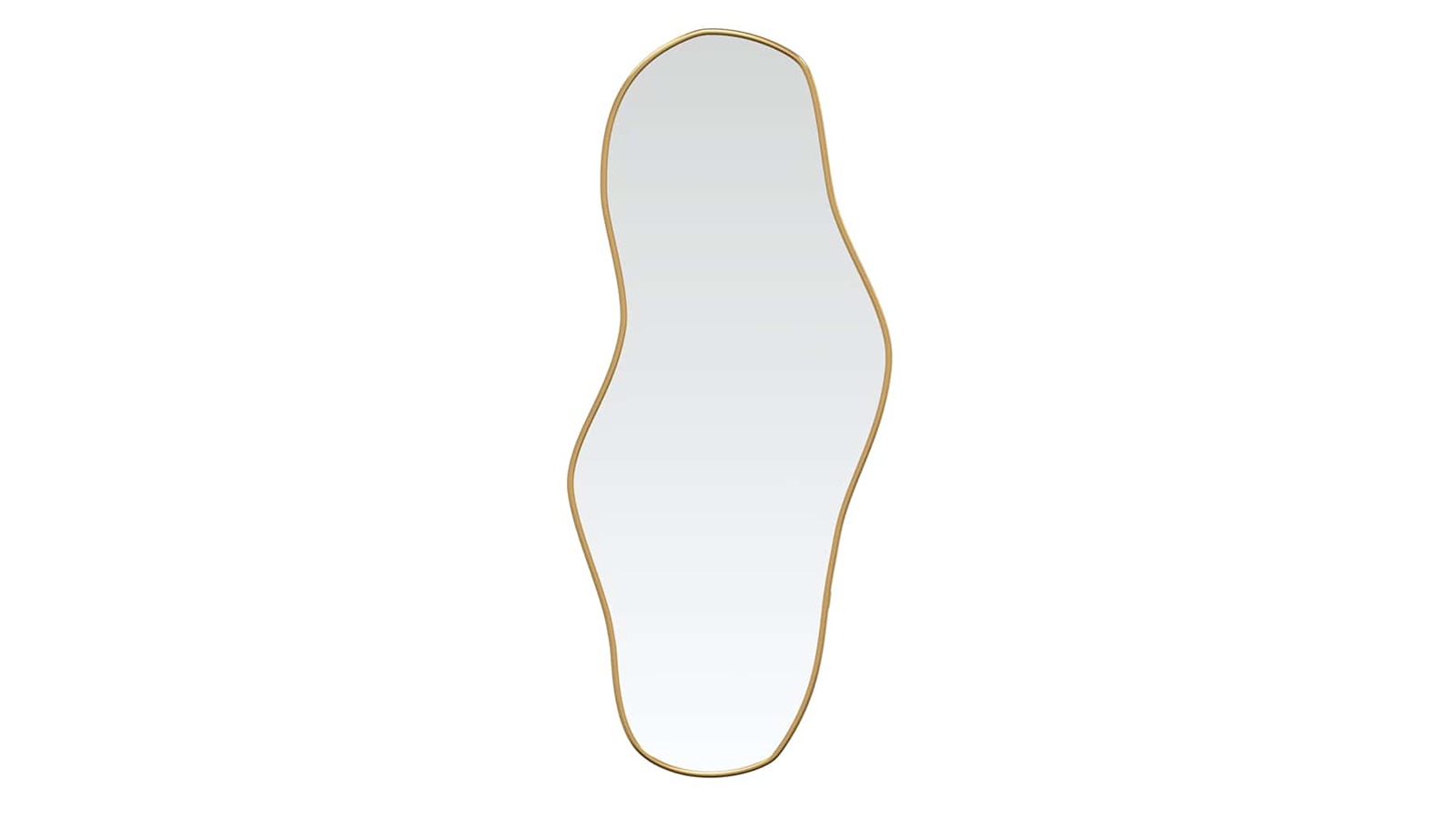 vidaXL Gold 100 x 45cm Wall Mirror
