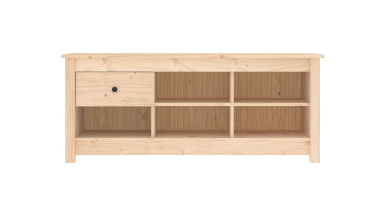 vidaXL 1-Drawer and 5-Compartment Shoe Cabinet - 110 x38 x 45.5cm