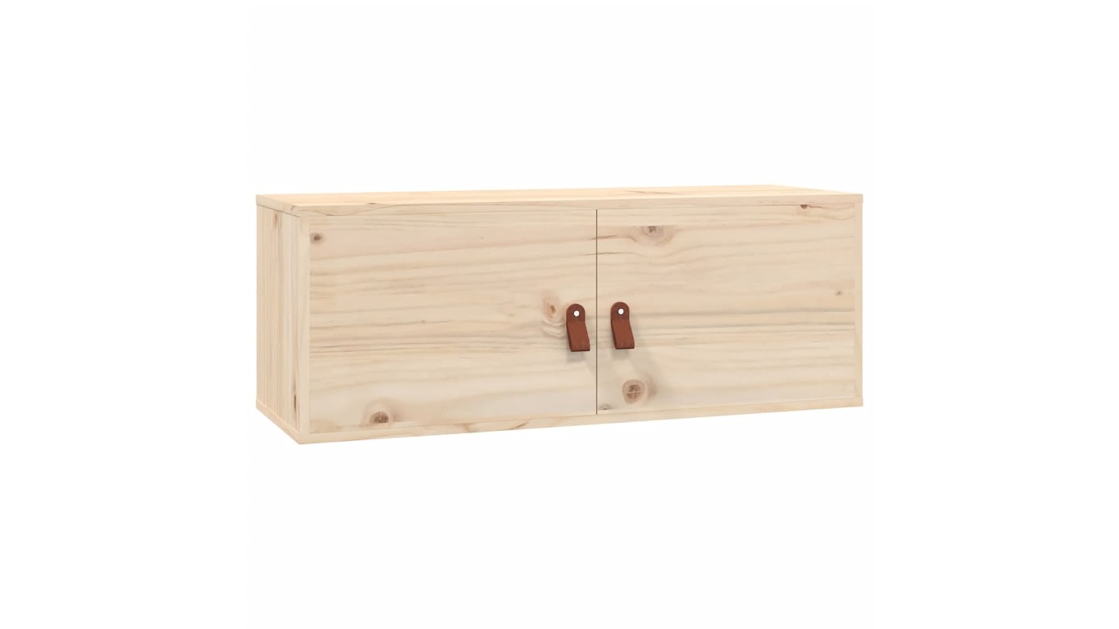 vidaXL Solid Pine Wood 80 x 30 x 30cm Wall Cabinet