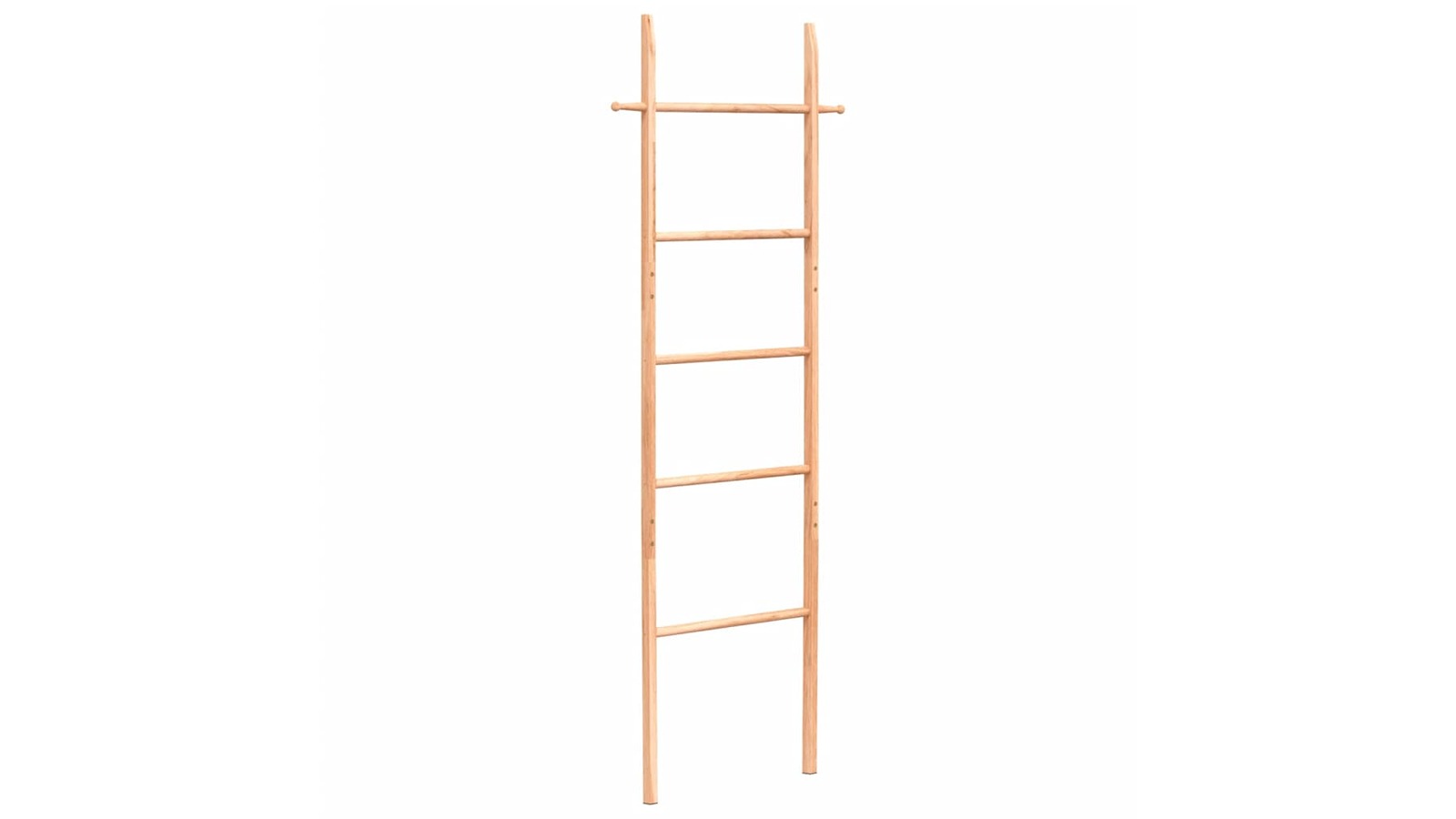 vidaXL Solid Walnut Wood 170cm Towel Ladder
