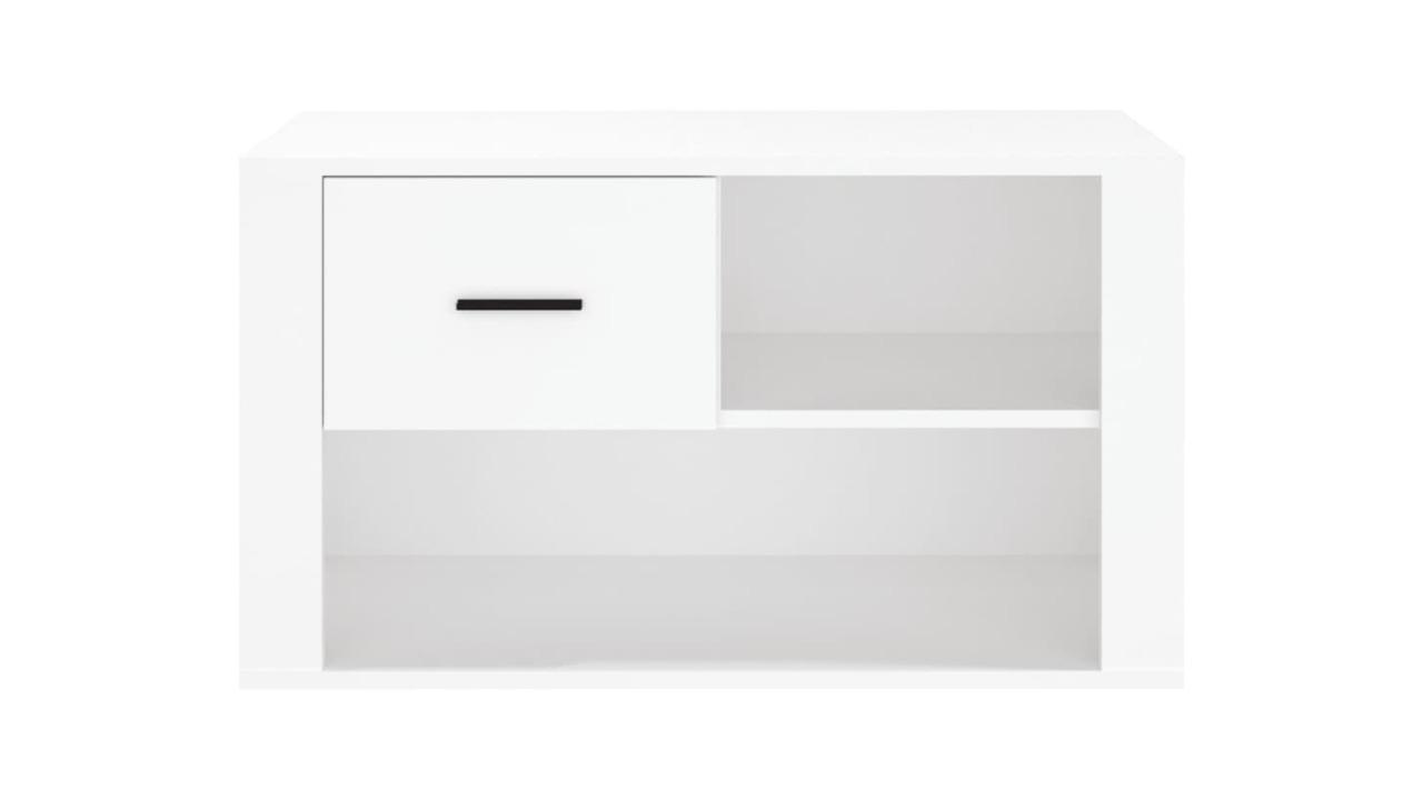 vidaXL 80 x 35 x 45cm Shoe Cabinet - White