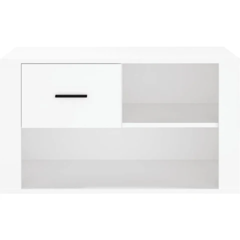vidaXL 80 x 35 x 45cm Shoe Cabinet - White