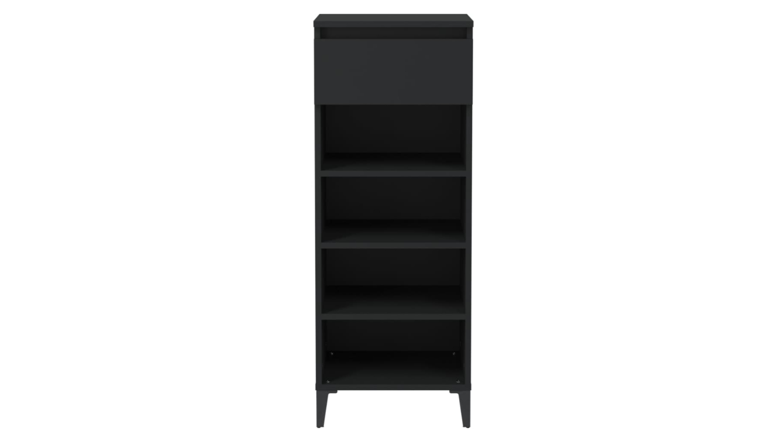 vidaXL 40 x 36 x 105cm Shoe Rack - Black
