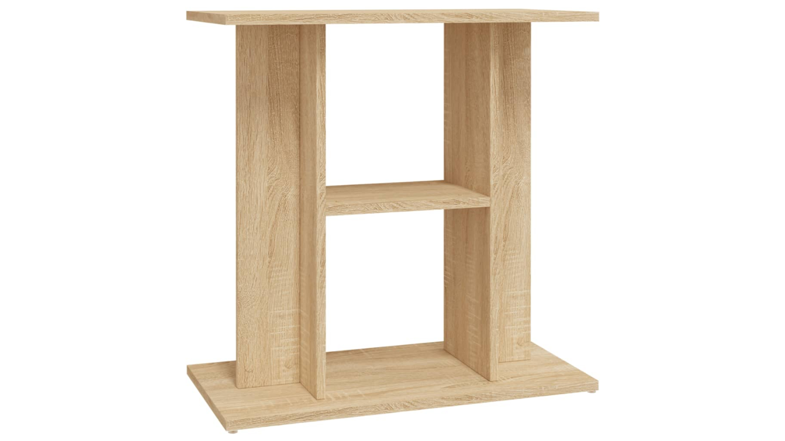 vidaXL Aquariumstandaard 60x30x60 cm bewerkt hout betongrijs