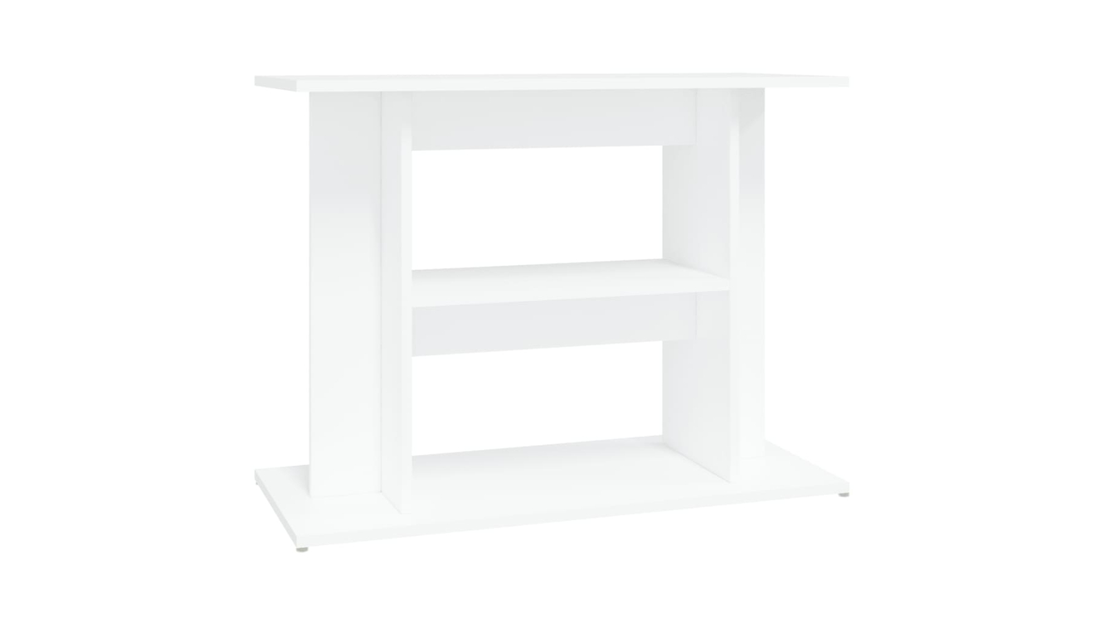vidaXL 80 x 35 x 60cm Engineered Wood Aquarium Stand - White