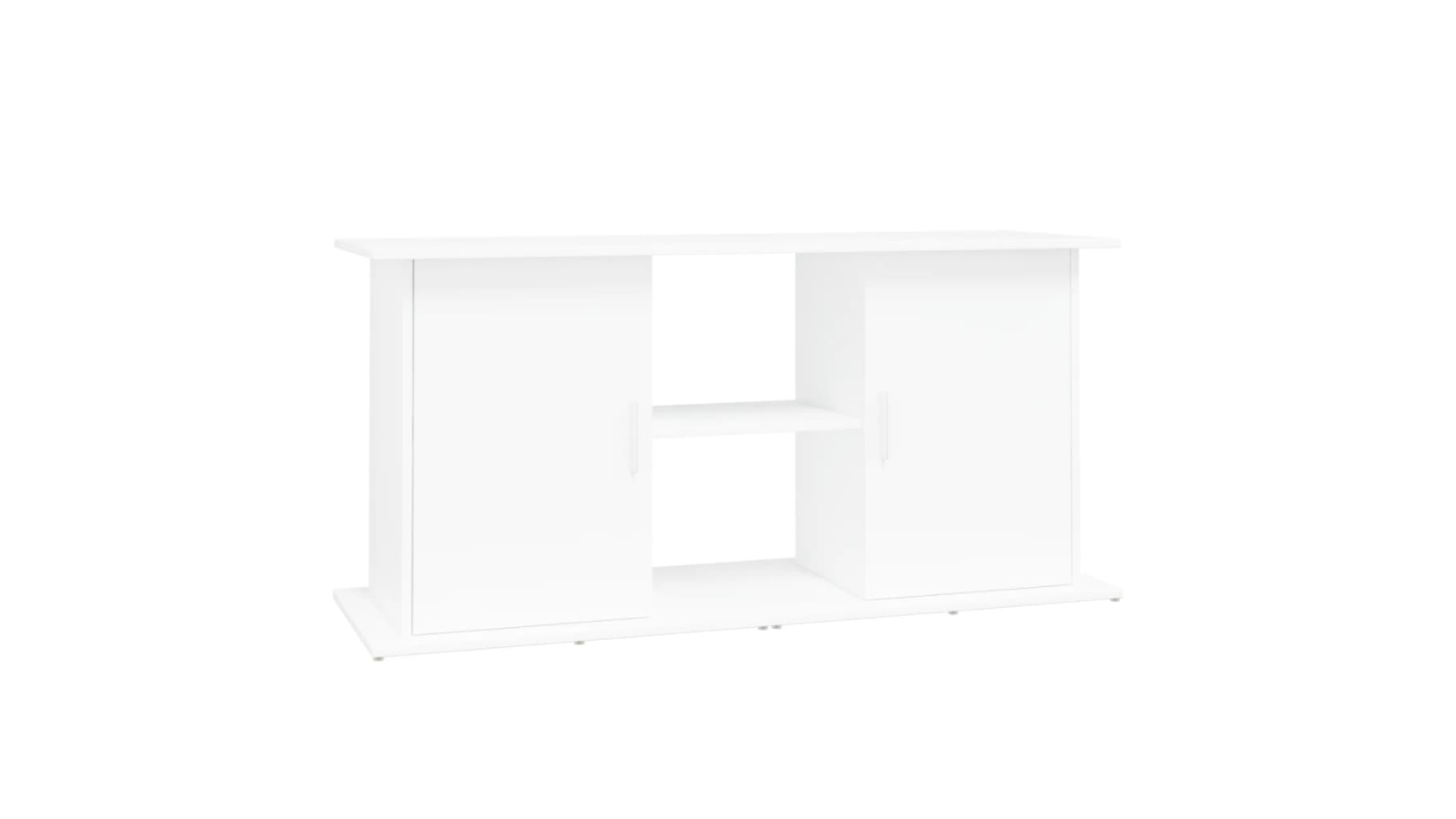 vidaXL 121x 41 x 58cm Engineered Wood Aquarium Stand - White