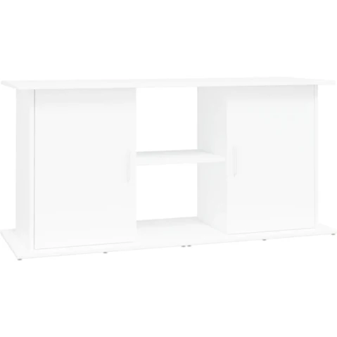 vidaXL 121x 41 x 58cm Engineered Wood Aquarium Stand - White