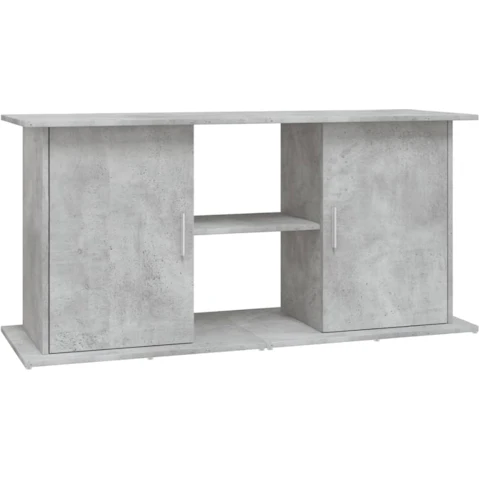 vidaXL Concrete Grey Engineered Wood 121 x 41 x 58cm Aquarium Stand