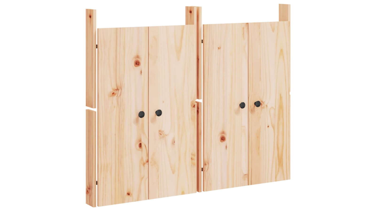 vidaXL 2 Piece Meppel Solid Wood Pine 50 x 9 x 82cm Outdoor Kitchen Door