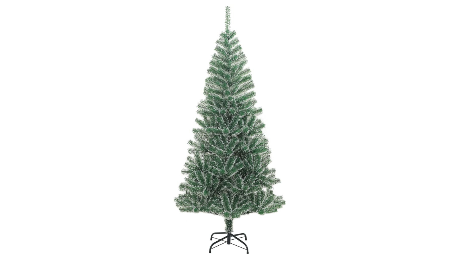 vidaXL Green Artificial Christmas Tree with Flocked Snow - 180cm
