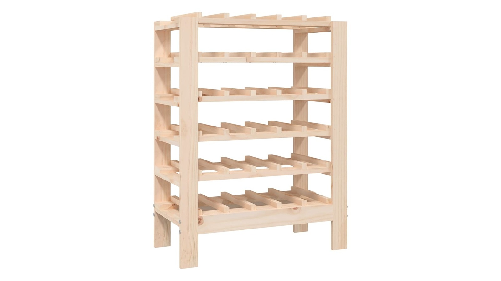 vidaXL Solid Pine Wood 61.5 x 30 x 82cm Wine Rack