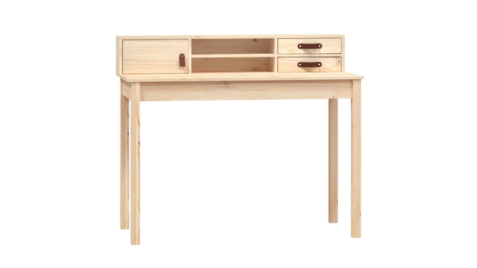 vidaXL Solid Pine Wood 110 x 50 x 93cm Desk
