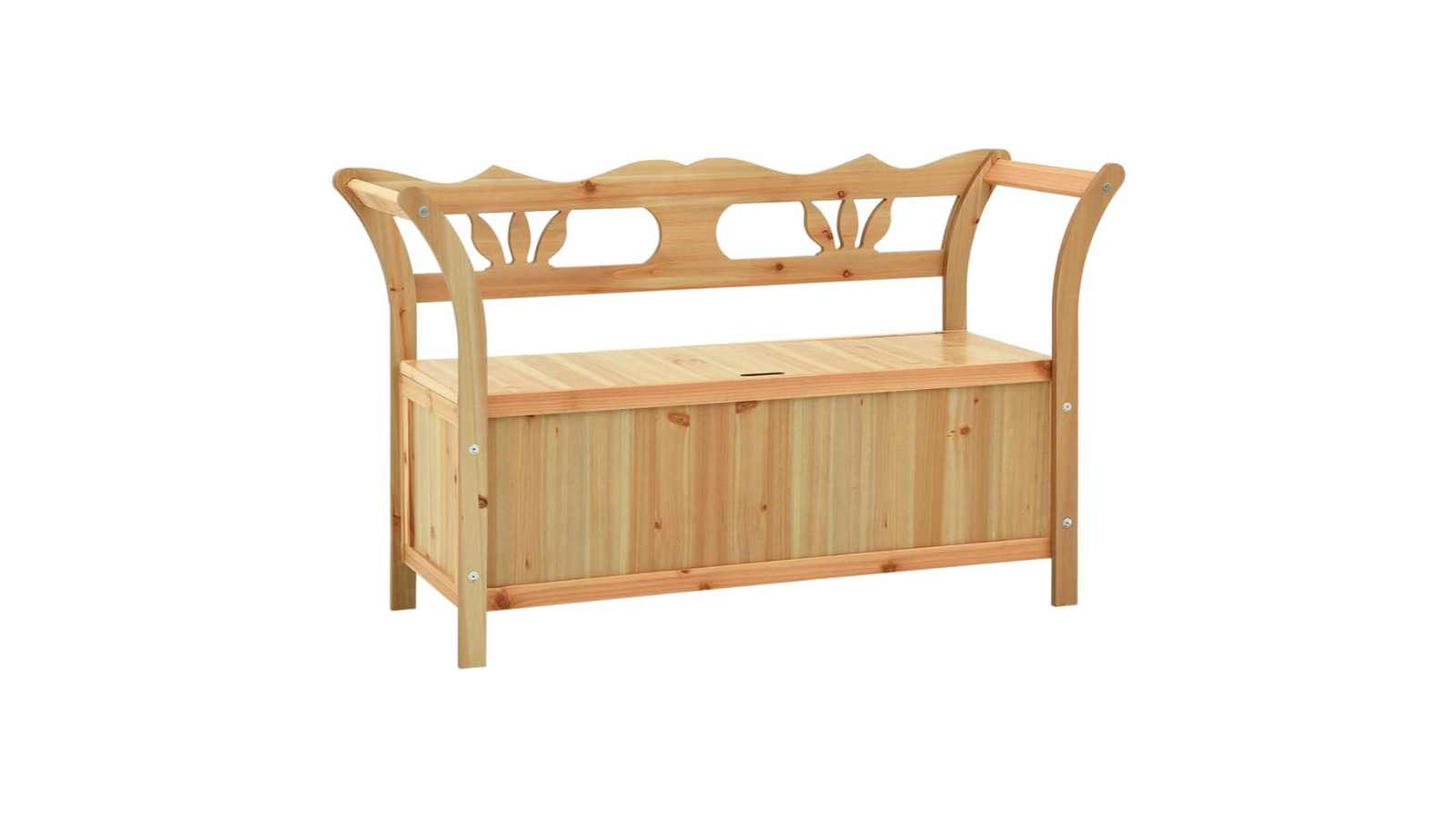 vidaXL Solid Wood Fir 107 x 45 x 75.5cm Bench