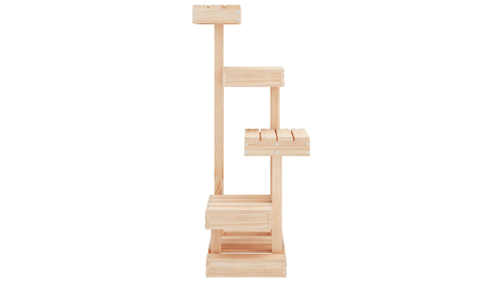 vidaXL Solid Wood Pine Cat Tree - 45.5 x 49 x 103cm