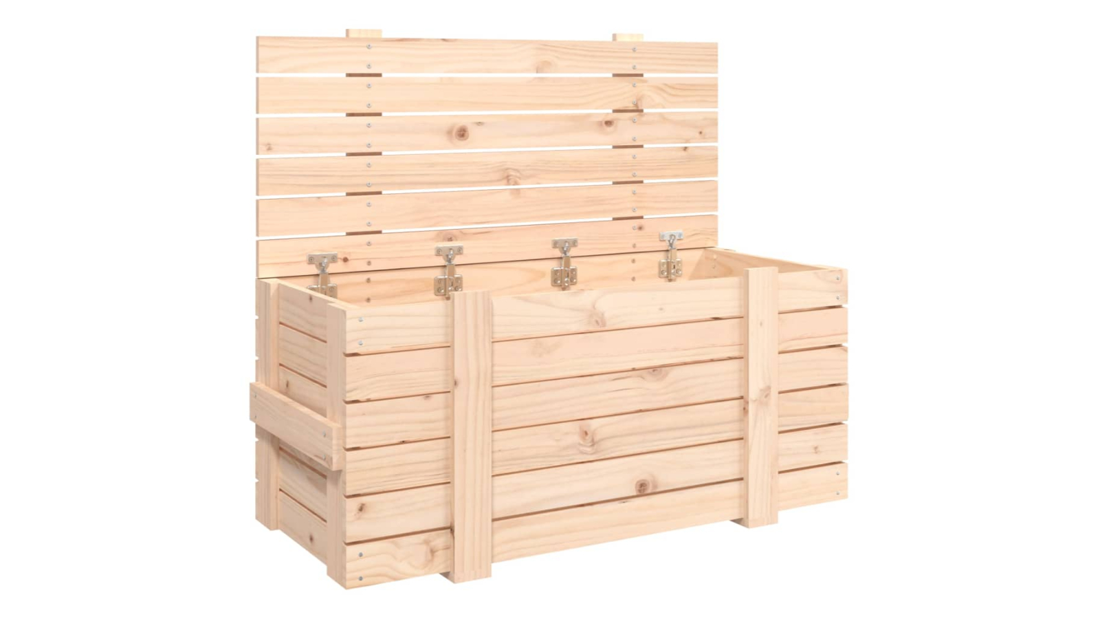 vidaXL Solid Wood Pine Storage Box - 91 x 40.5 x 42cm