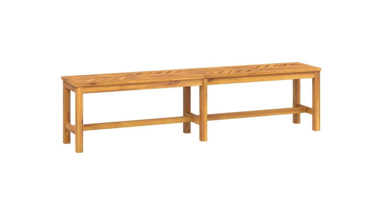 vidaXL Solid Wood Acacia Garden Bench - 180cm