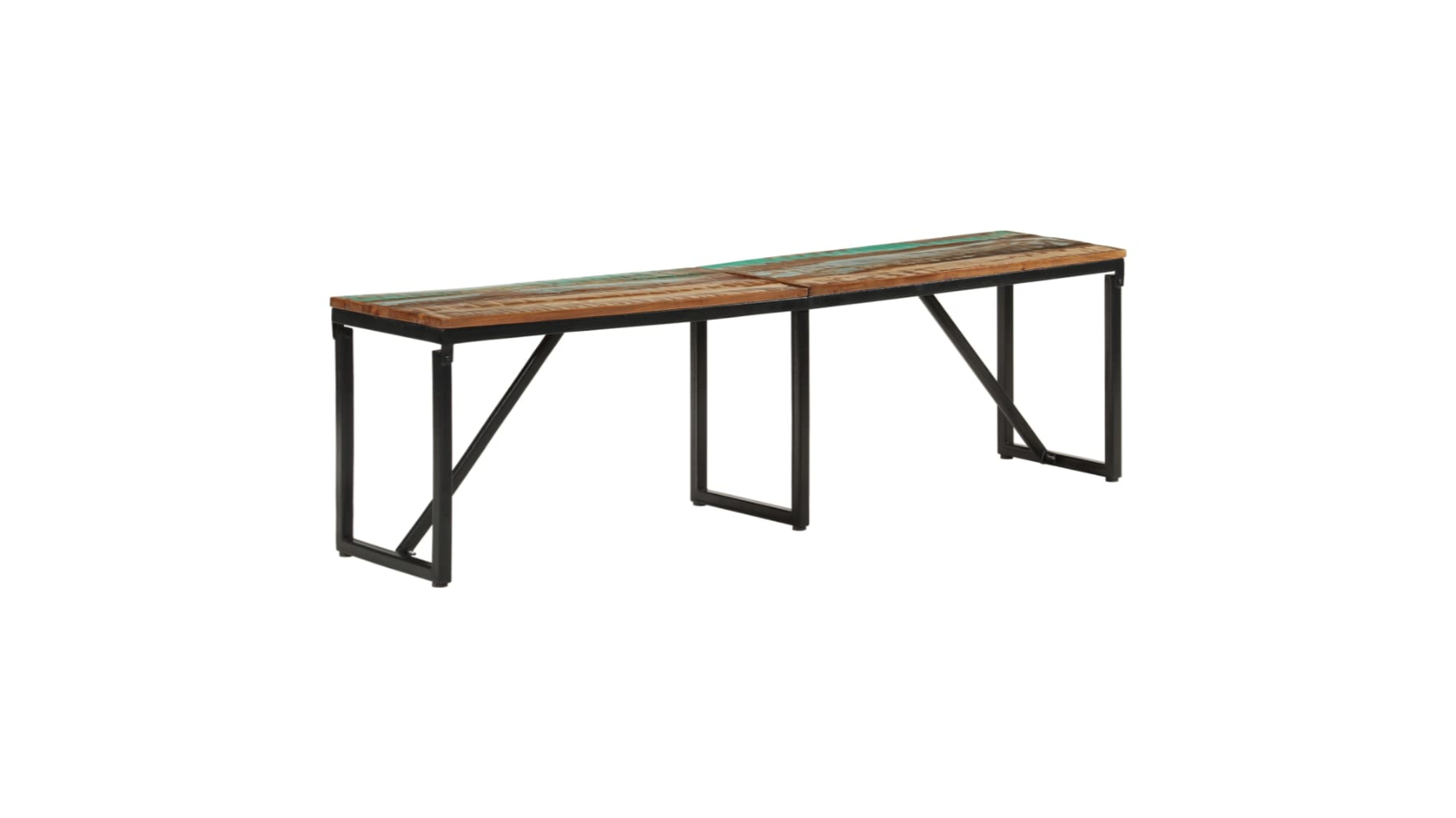 vidaXL Solid Wood Reclaimed 160 x 35 x 46cm Bench