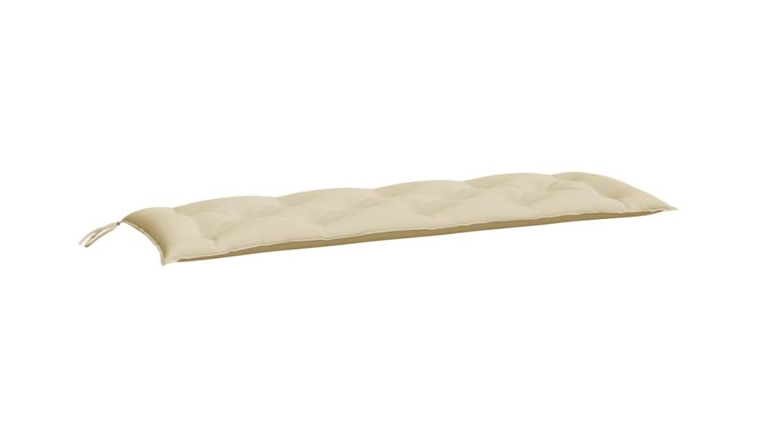 vidaXL Beige Oxford Fabric Garden Bench Cushion - 150 x 50 x 7cm