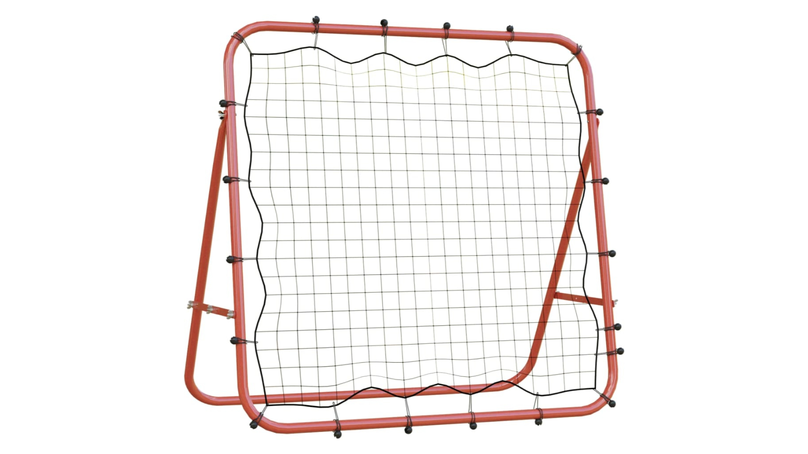 vidaXL Steel and PE Adjustable Football Kick-back Rebounder - 96 x 80 x 96cm