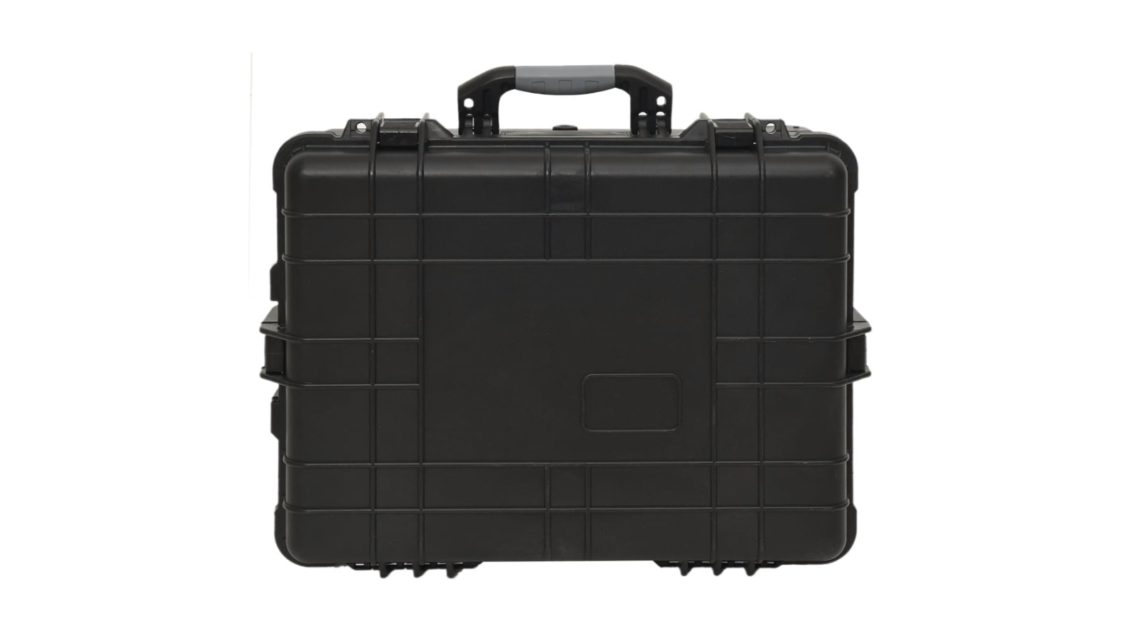 vidaXL Black Wheeled Flight Case - 58 x 45 x 27cm