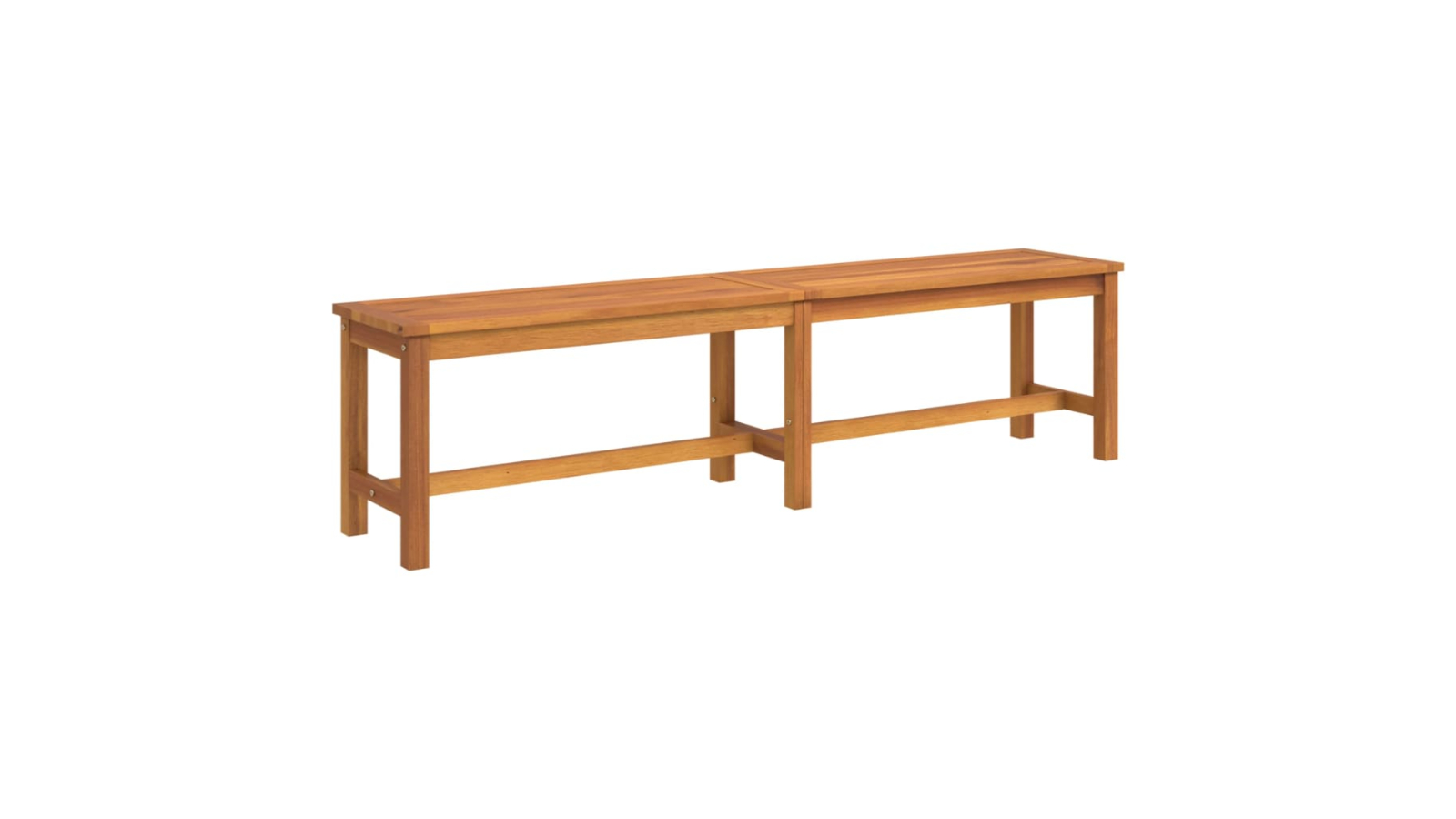 vidaXL Solid Wood Acacia Garden Bench - 180 x 35 x 45cm