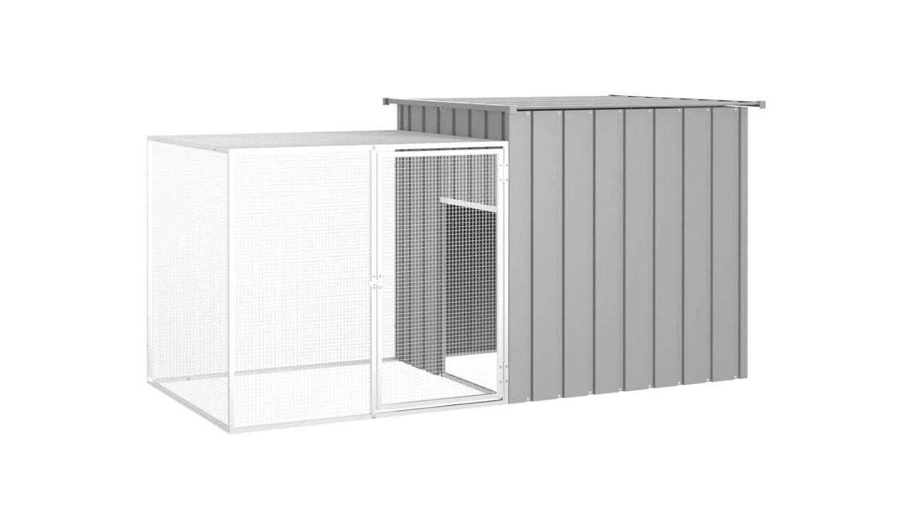 vidaXL Rabbit Cage - Grey 