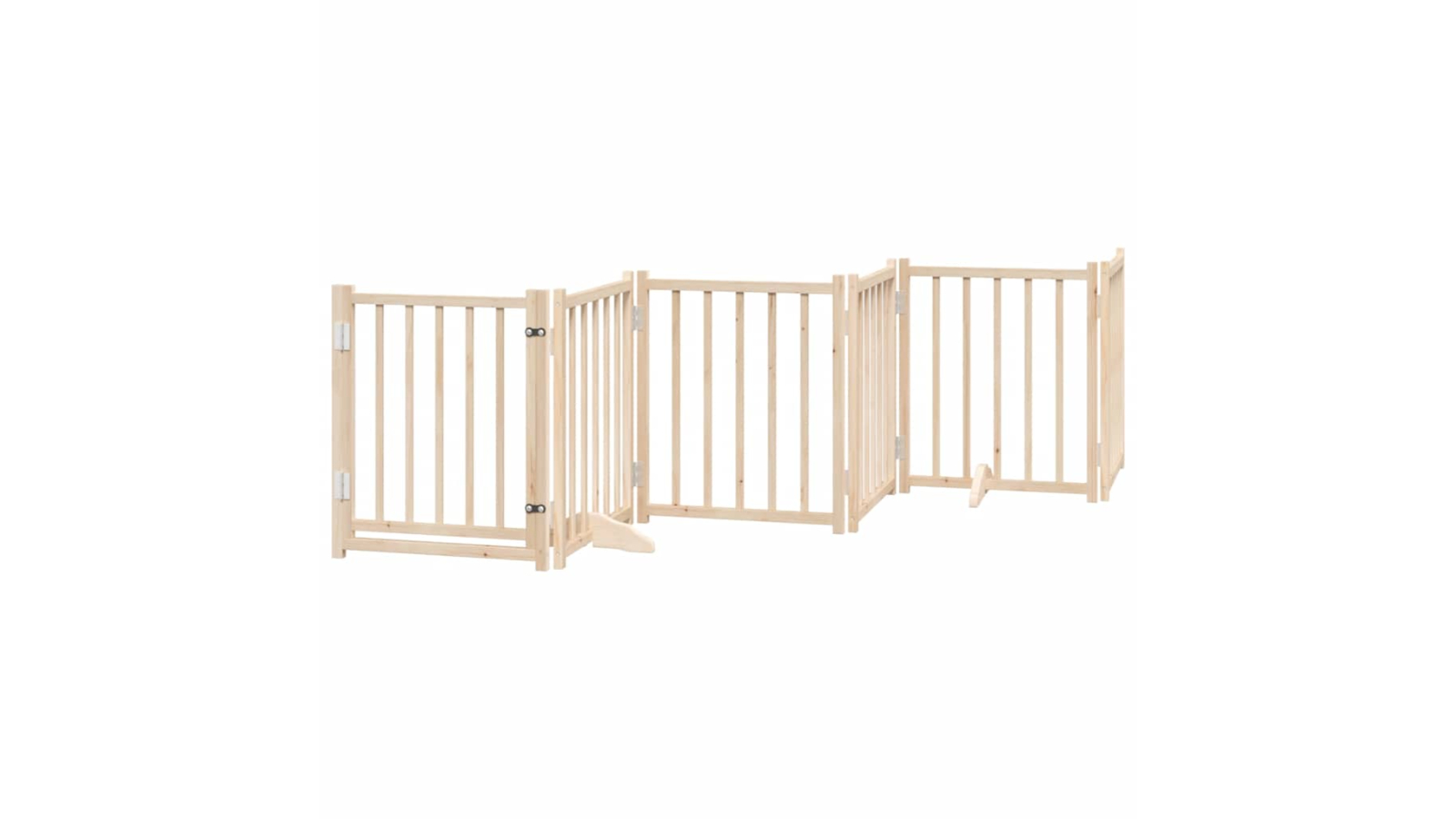 vidaXL 9-Panel Foldable Dog Safety with Door - 450 x 60 x 2cm