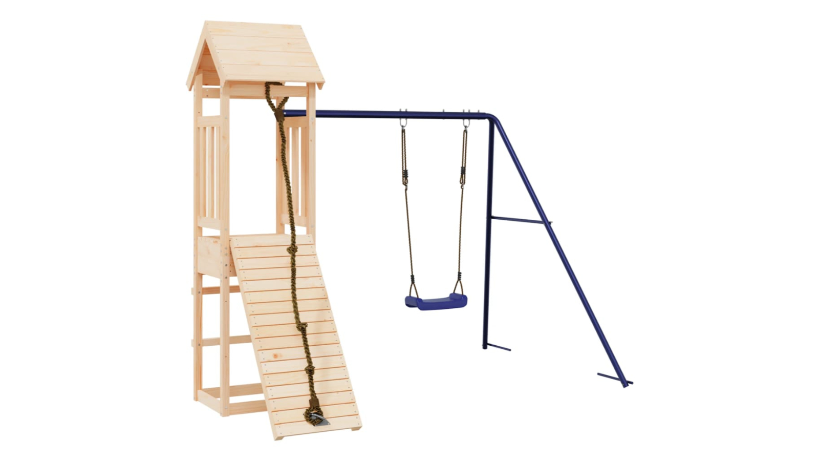 vidaXL Solid Wood Pine Outdoor Playset - 238 x 196 x 207cm