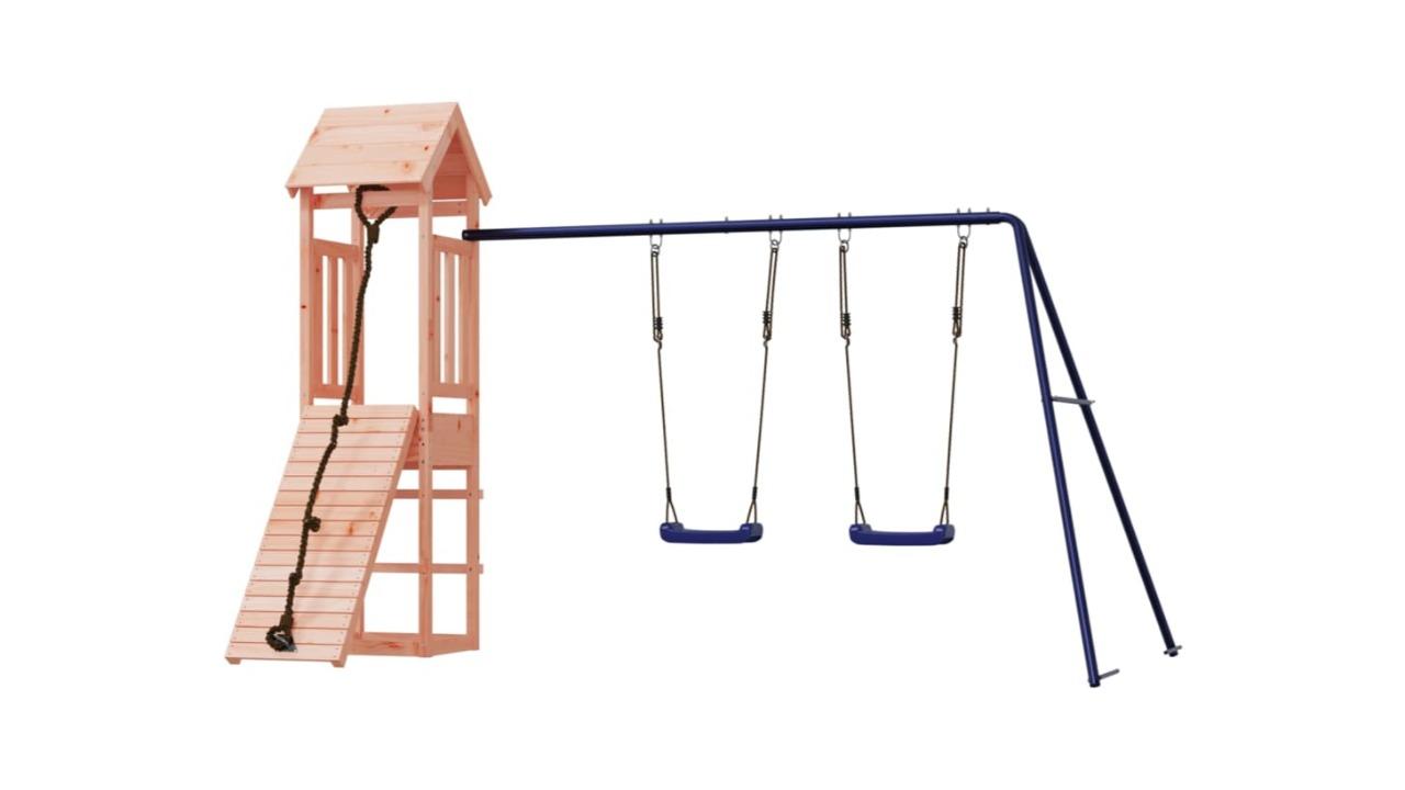 vidaXL Solid Douglas Wood Outdoor Playset - 308 x 196 x 207cm