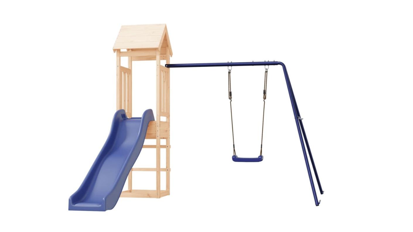 vidaXL Solid Pine Wood Outdoor Playset - 238 x 259 x 207cm
