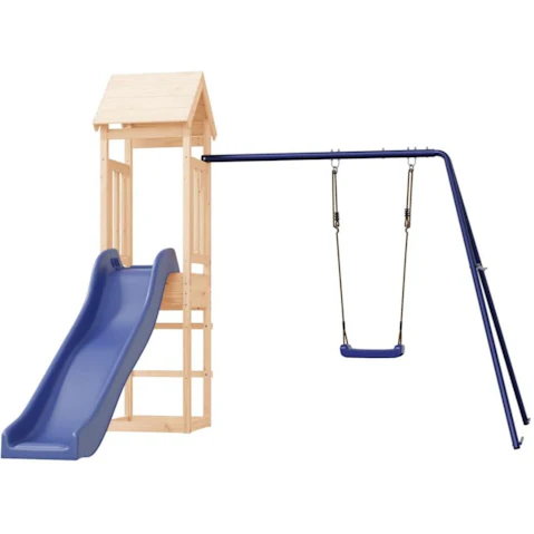 vidaXL Solid Pine Wood Outdoor Playset - 238 x 259 x 207cm